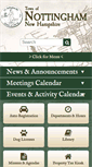 Mobile Screenshot of nottingham-nh.gov